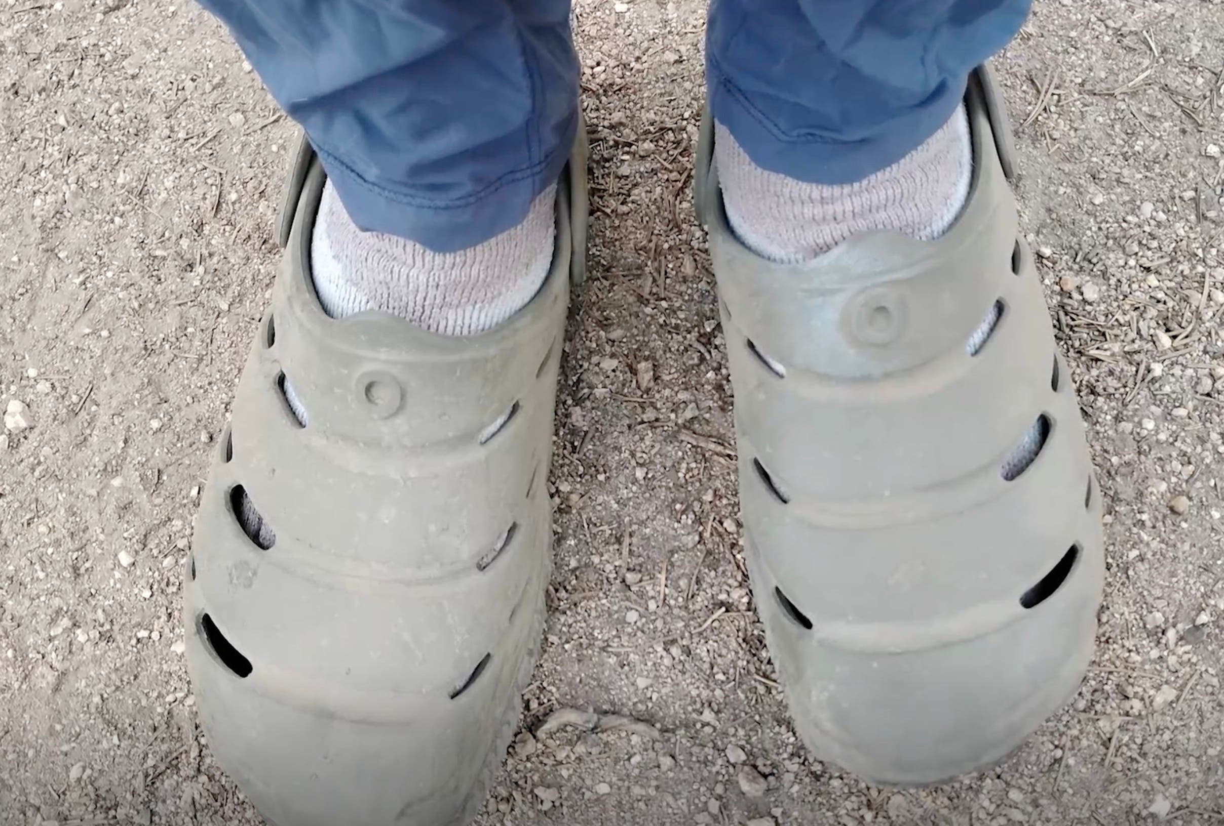 Green clogs
